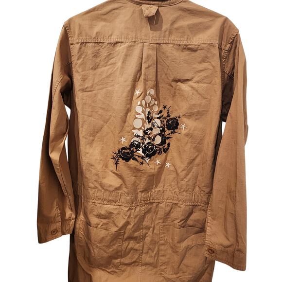 Free People X Westerlind Climbing brown jumpsuit size medium - Picture 7 of 9